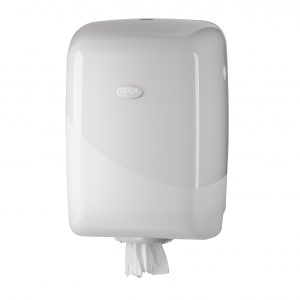 Maxi Poetsrol Dispenser - Pearl White