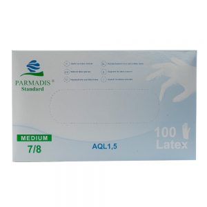 Latex wegwerphandschoen - 100 stuks - Medium