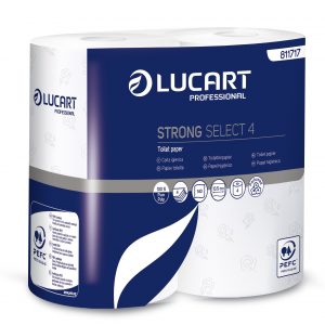 Toiletpapier - wit - zuiver tissue - 4 laags - 140 vel - 56 rollen (14x4)