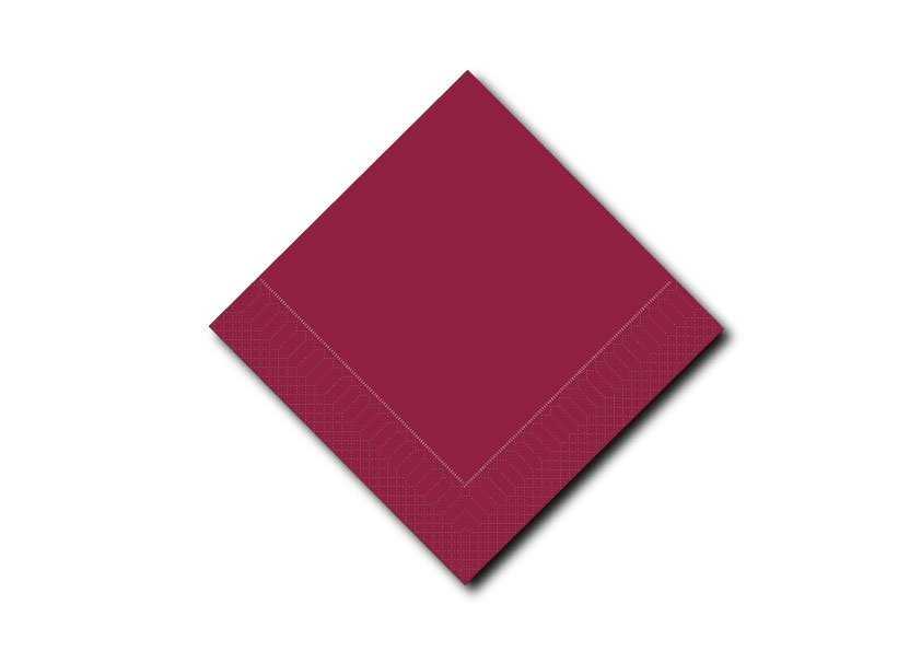 Servetten gekleurd - 2 laags - 33 x 33 cm - 2000 stuks