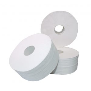 Toiletpapier Maxi Jumbo Rol Cellulose - 2 laags - 300 m