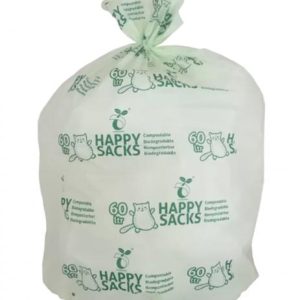 Bio Zakken 50 x 57 cm T15 wit (30 liter) - 40 rol à 10 st