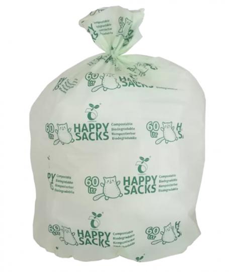 Bio Zakken 50 x 57 cm T15 wit (30 liter) - 40 rol à 10 st