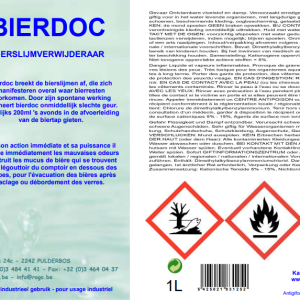 Horeca - Bierdoc - 1 L - Bierslijmverwijderaar