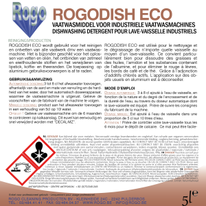 Rogodish-s ECO - vloeibaar ind. afw. - 5l
