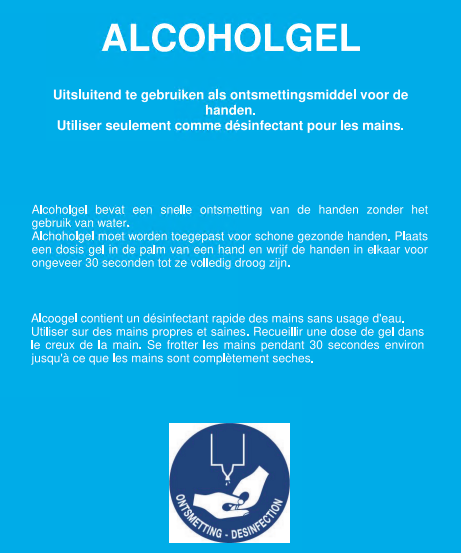 Alcoholgel 500 ml + pompje - wmp - ingedikte oplossing