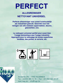 Perfect - blauw - 1 L - 12 stuks/doos
